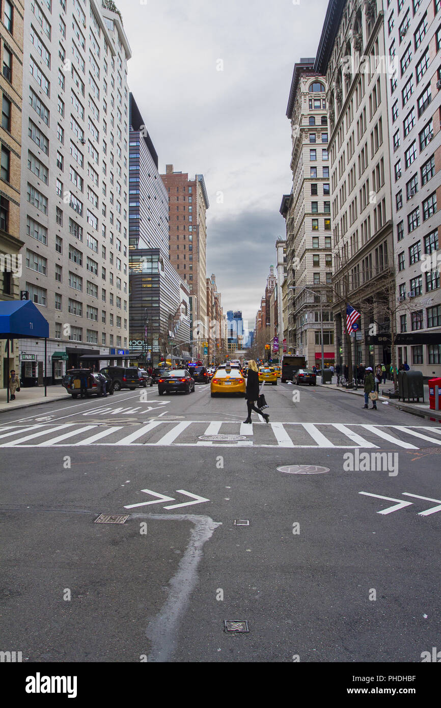 Street of New York city Stock Photo - Alamy