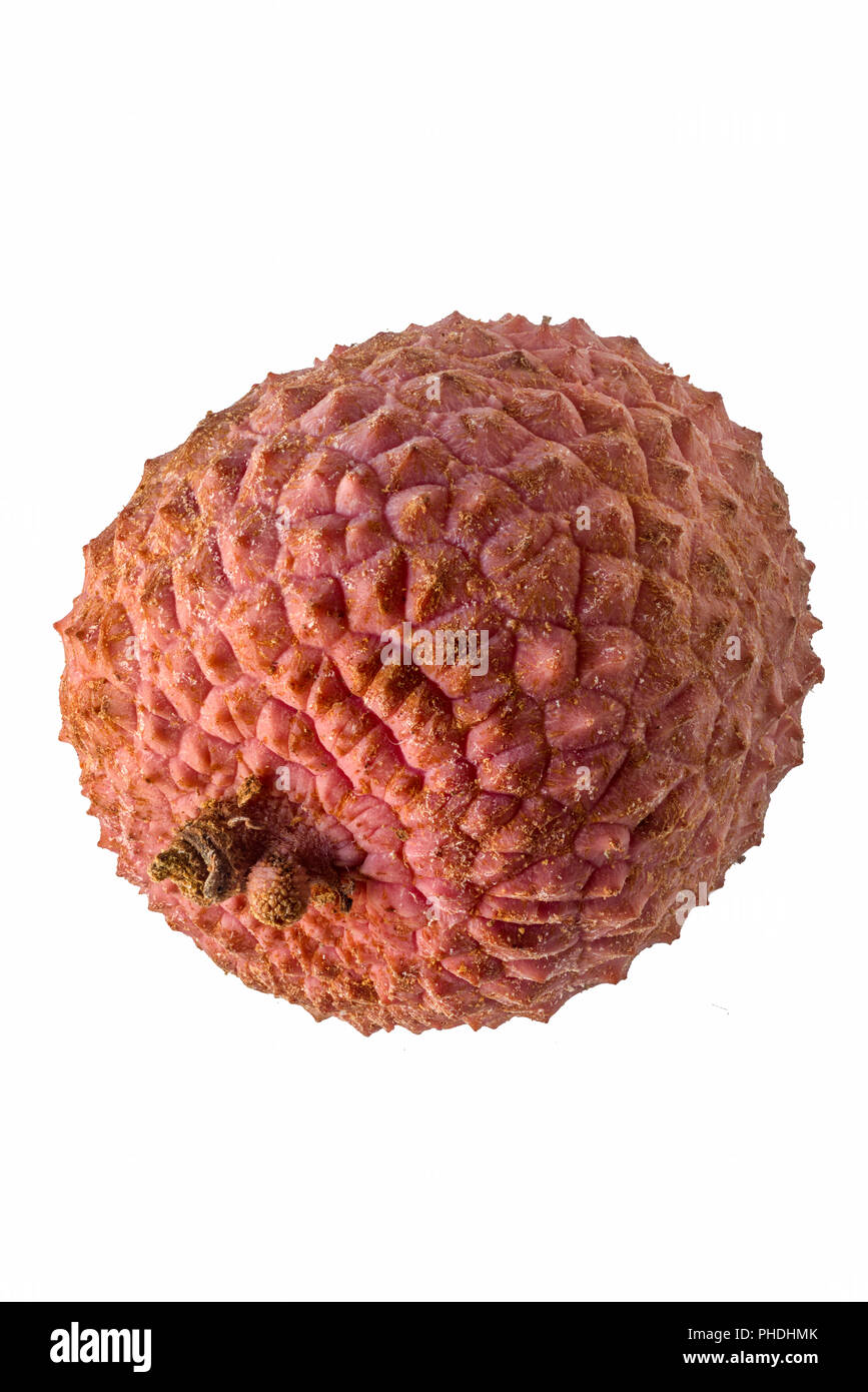 A lychee frut, isolated Stock Photo - Alamy