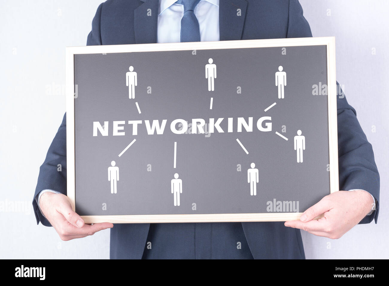 Networking in the business world Stock Photo Alamy