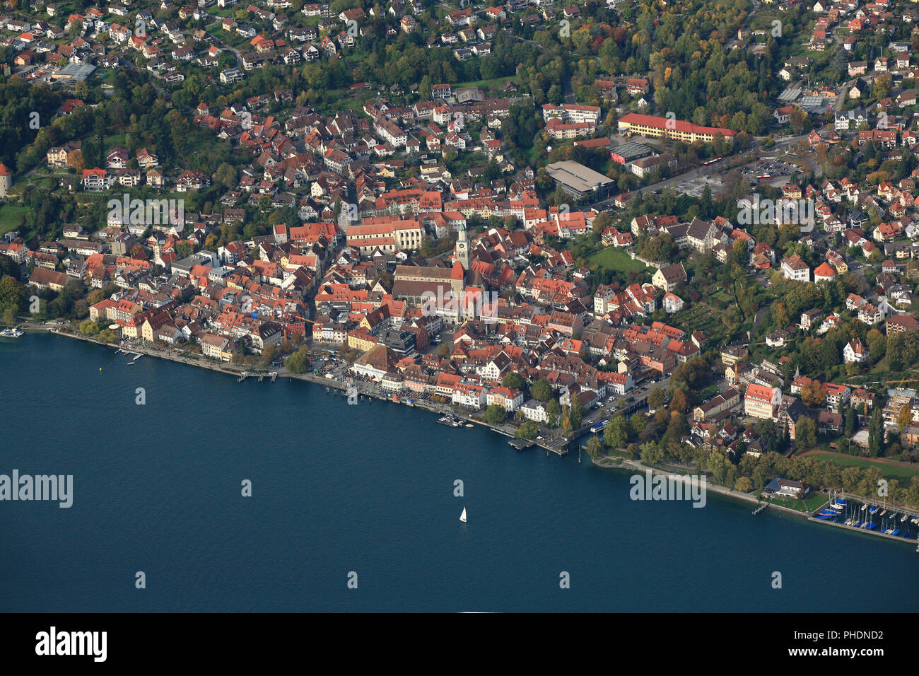 Überlingen at Lake Constance Stock Photo