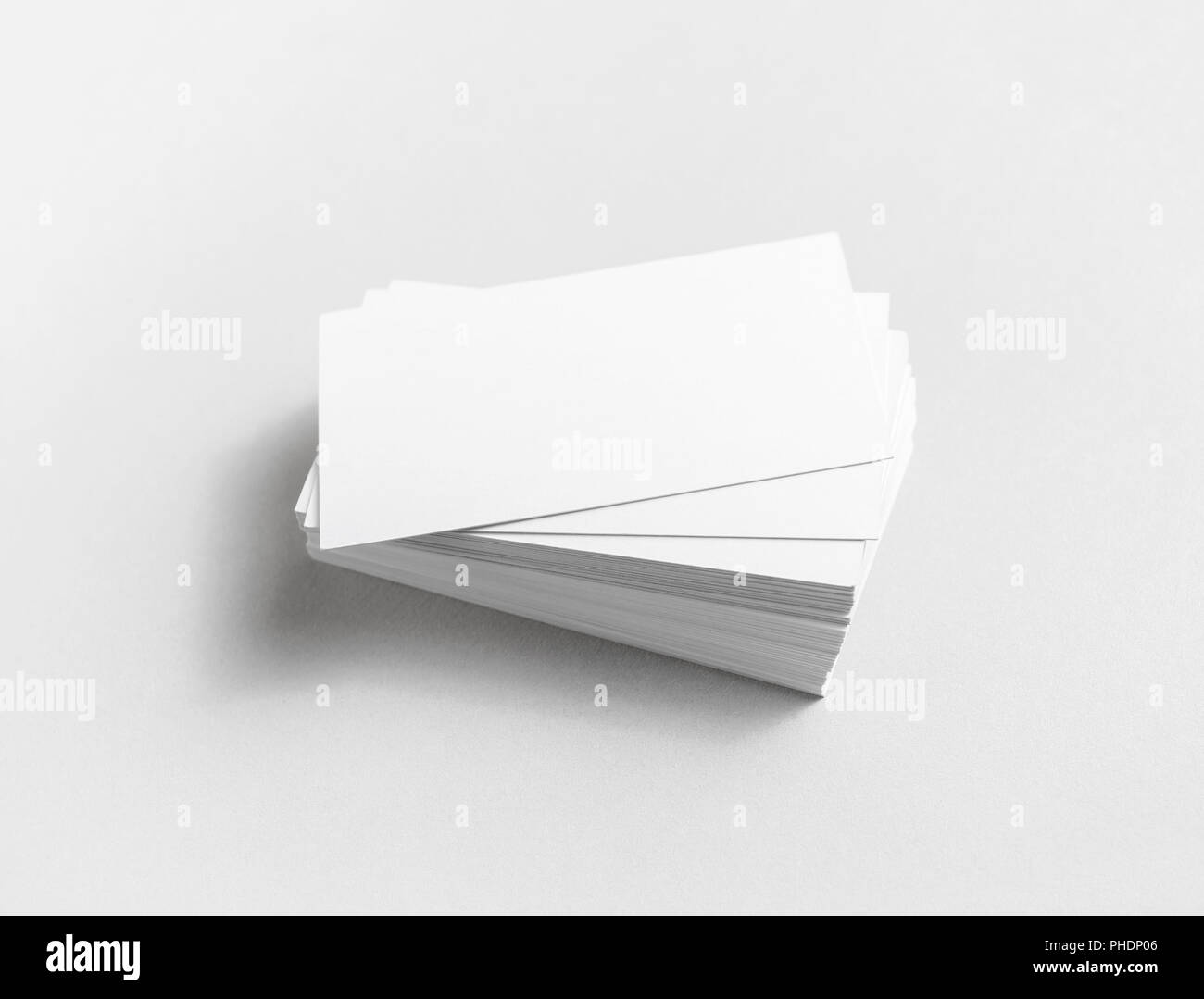 Blank business cards Stock Photo Alamy