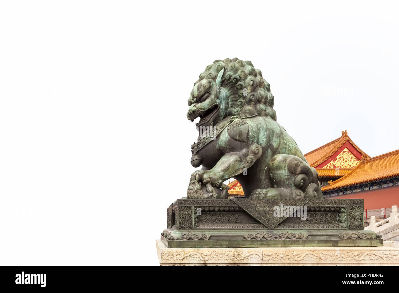 Lion on white hi-res stock photography and images - Alamy
