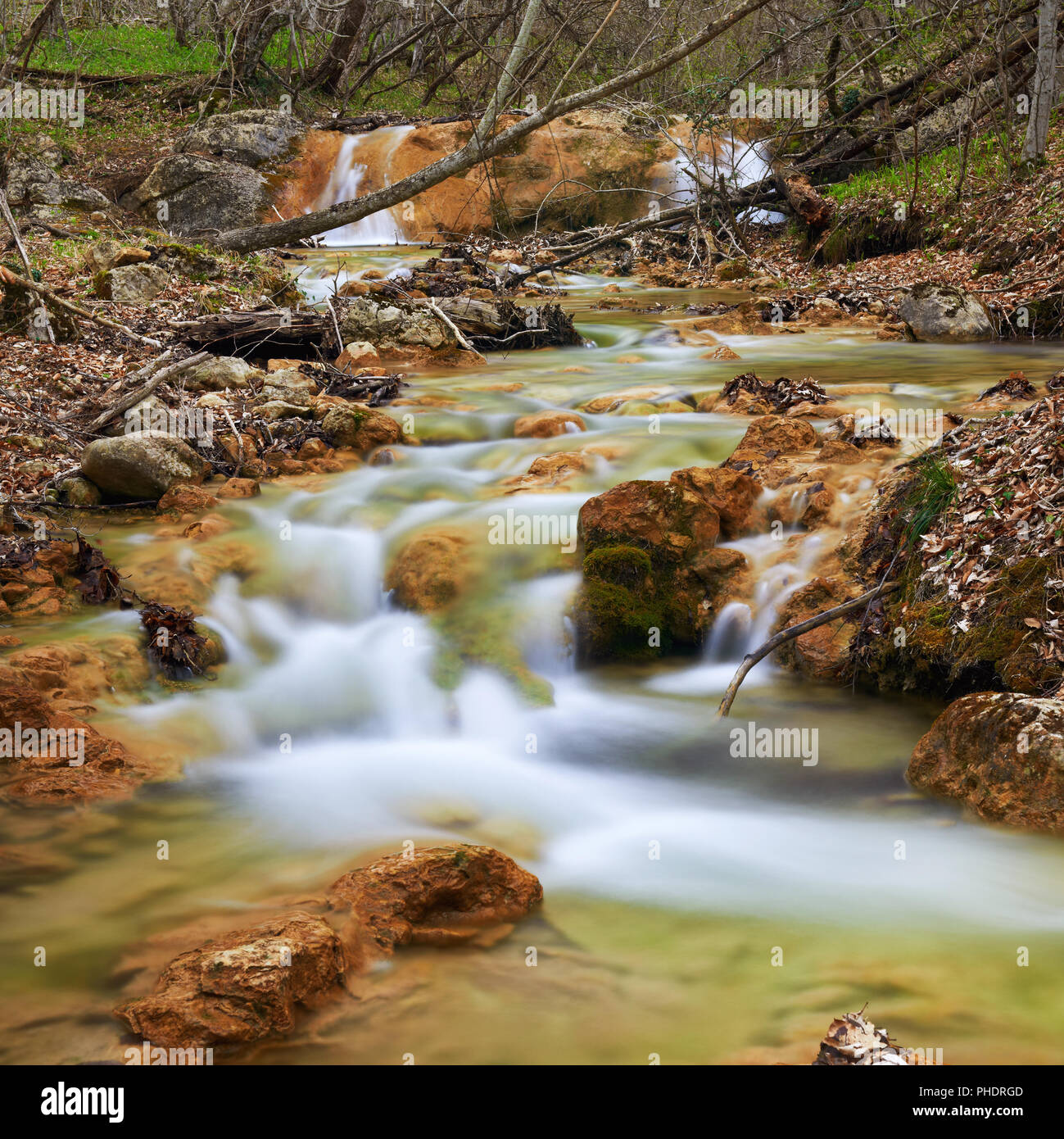 Beautiful waterfall Stock Photo