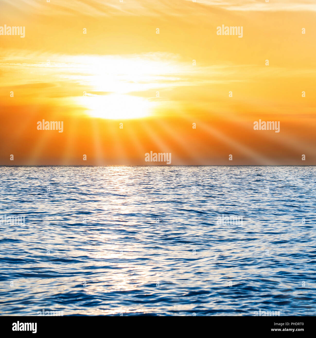 Dawn above sea blue hi-res stock photography and images - Alamy