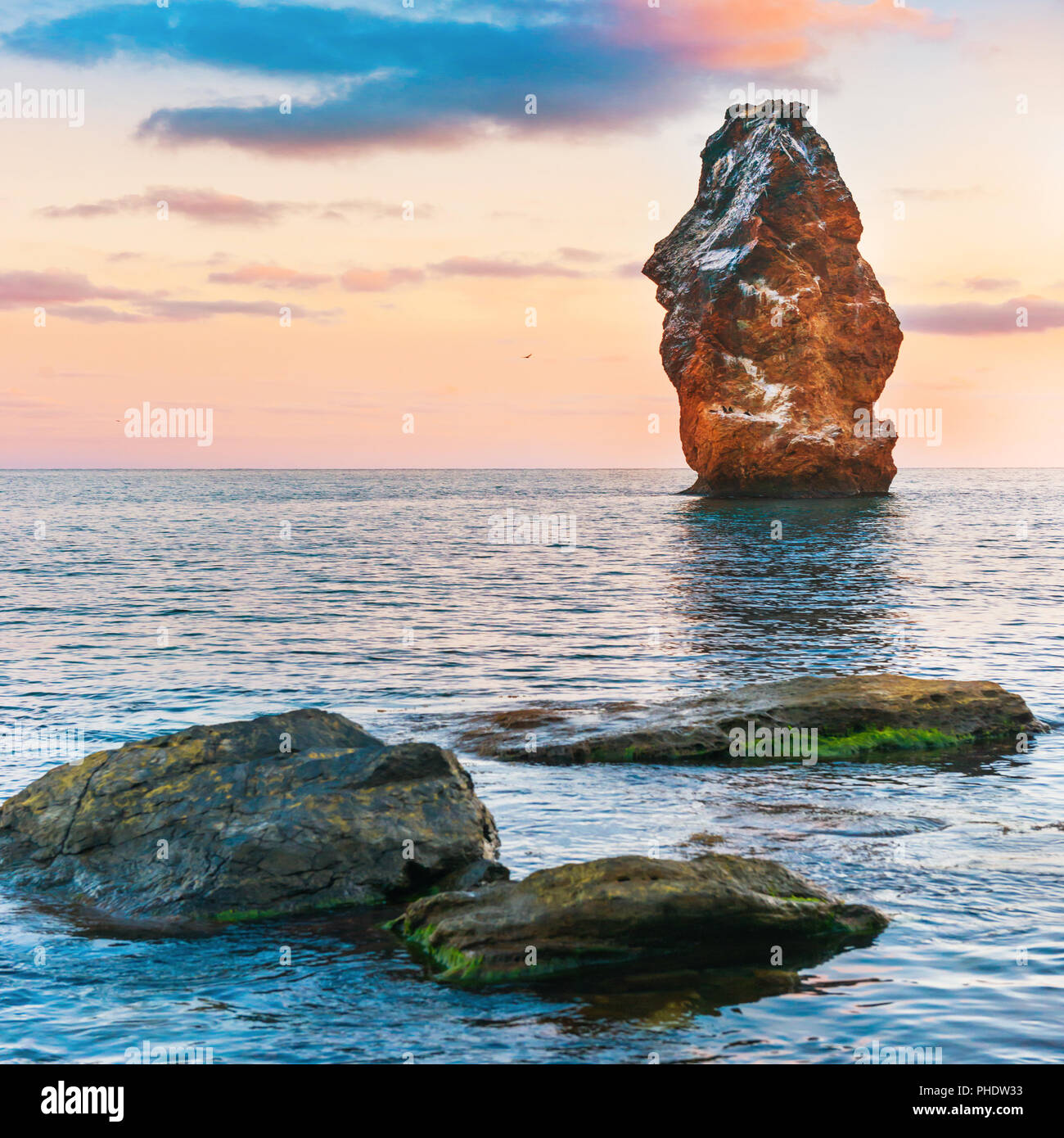Big sunset on summer hi-res stock photography and images - Alamy