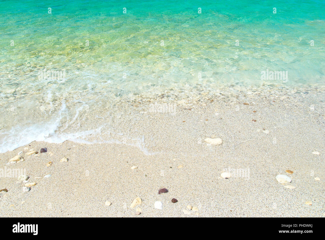 Sea sand beach Stock Photo