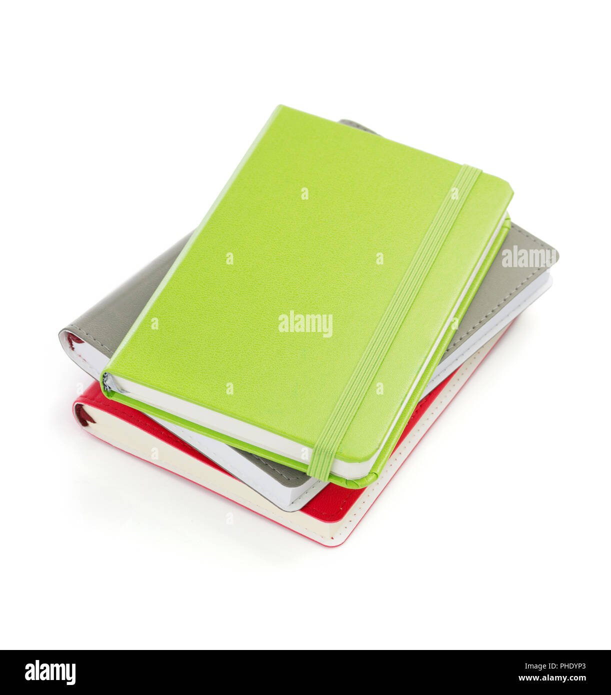 notebook and notepad isolated at white background Stock Photo Alamy