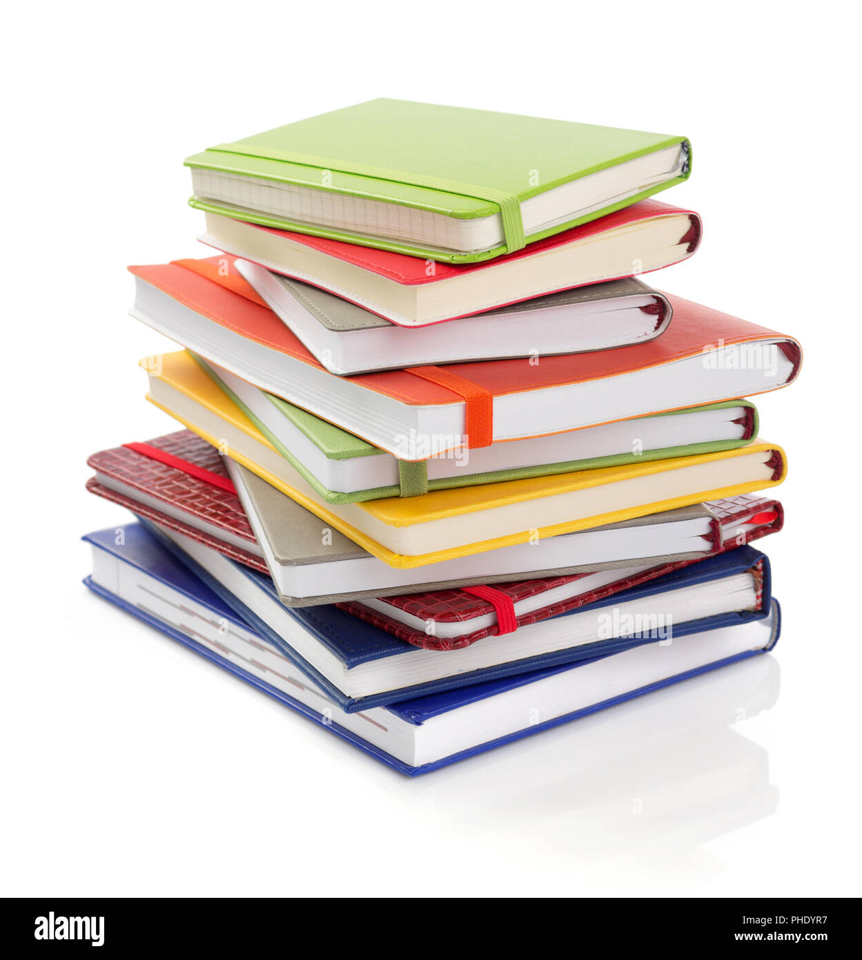 notebook and notepad isolated at white background Stock Photo Alamy