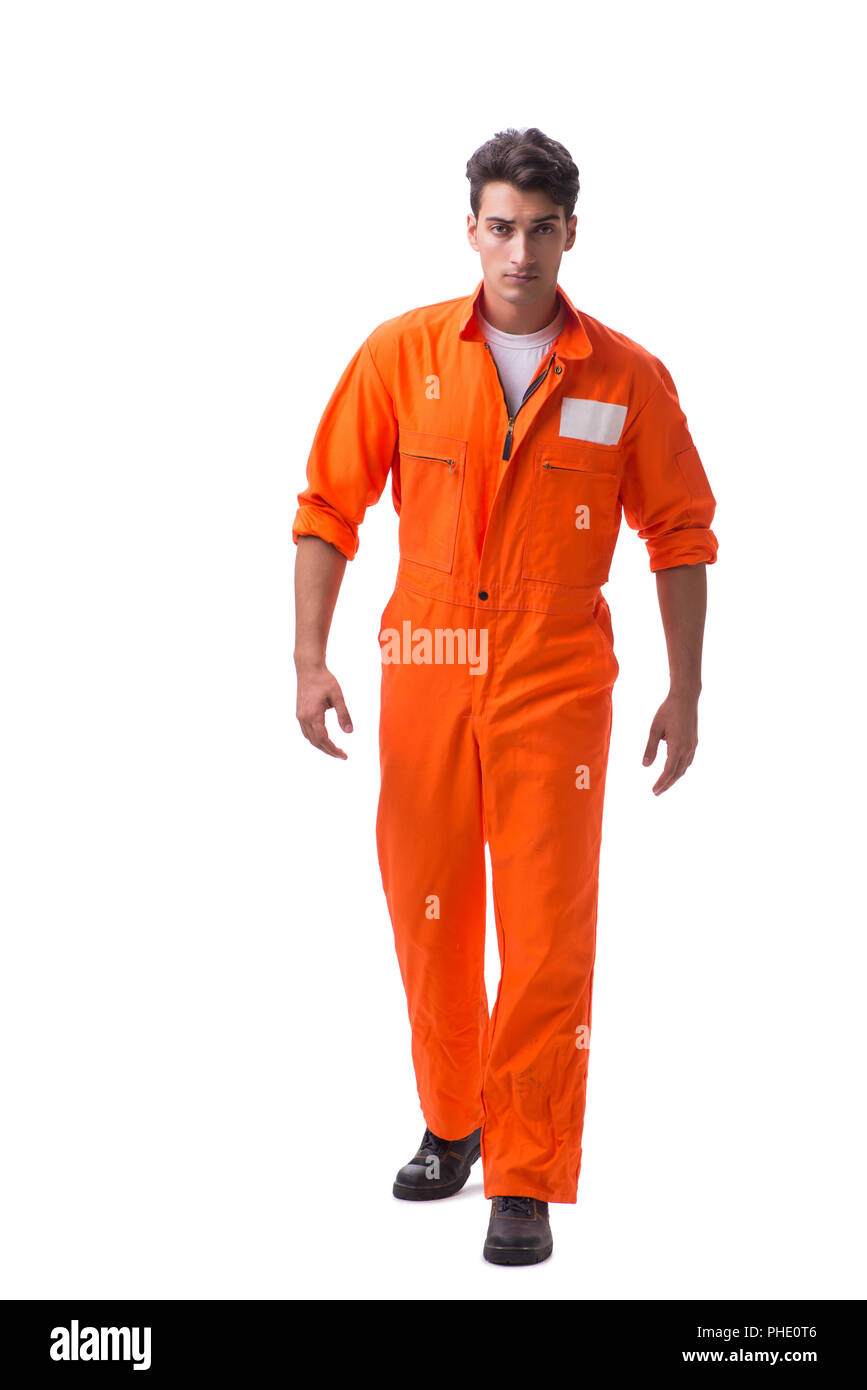 Prison uniform orange Cut Out Stock Images & Pictures - Alamy