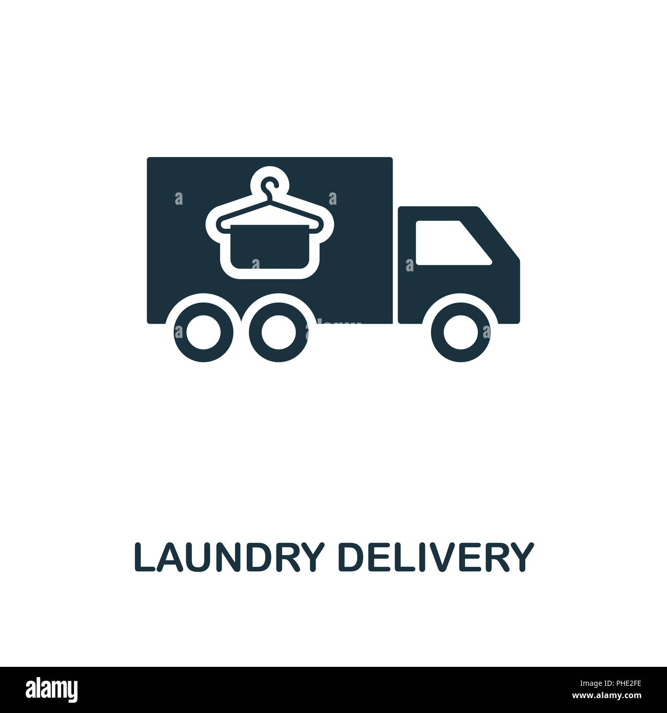 Laundry Delivery creative icon. Simple element illustration. Laundry