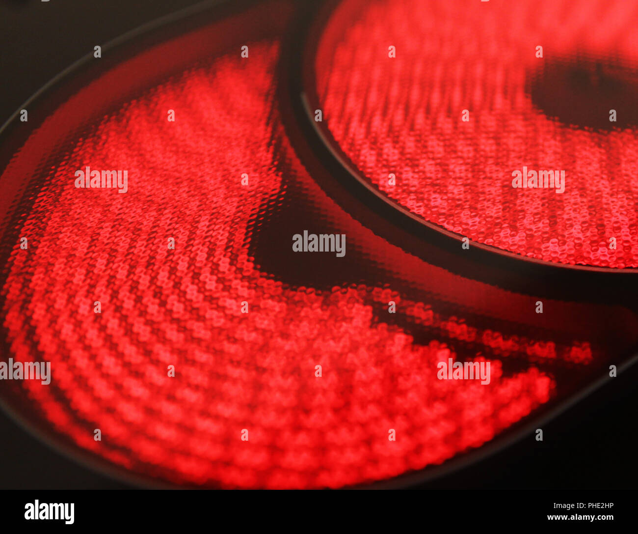 Hot electric hob Stock Photo Alamy