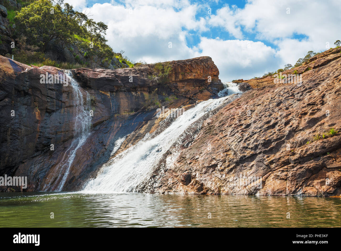 Serpentine Falls in Western Australia Stock Photo
