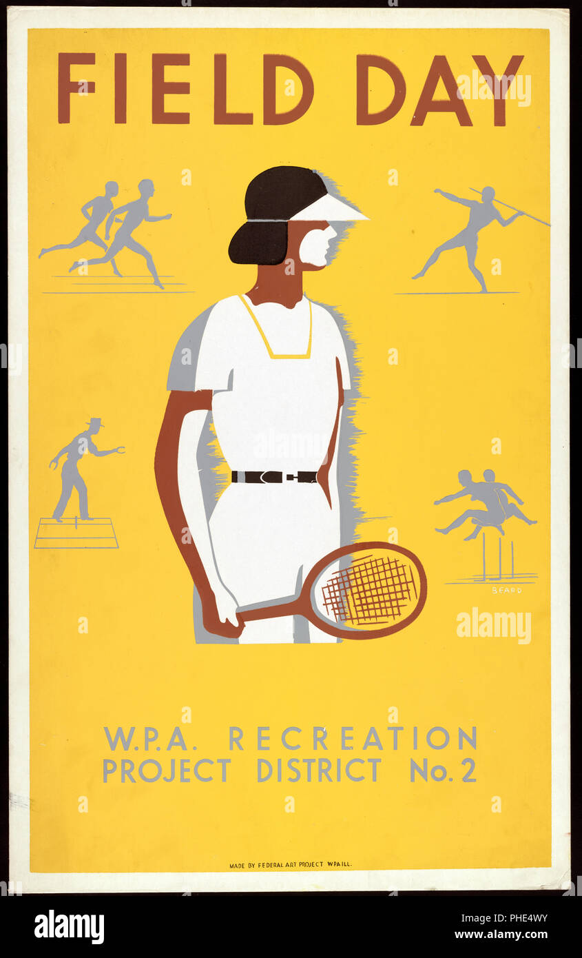 1930s poster athletics hi-res stock photography and images - Alamy