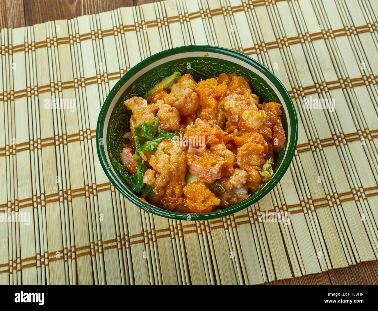 Vegetable stew of cauliflower Stock Photo Alamy
