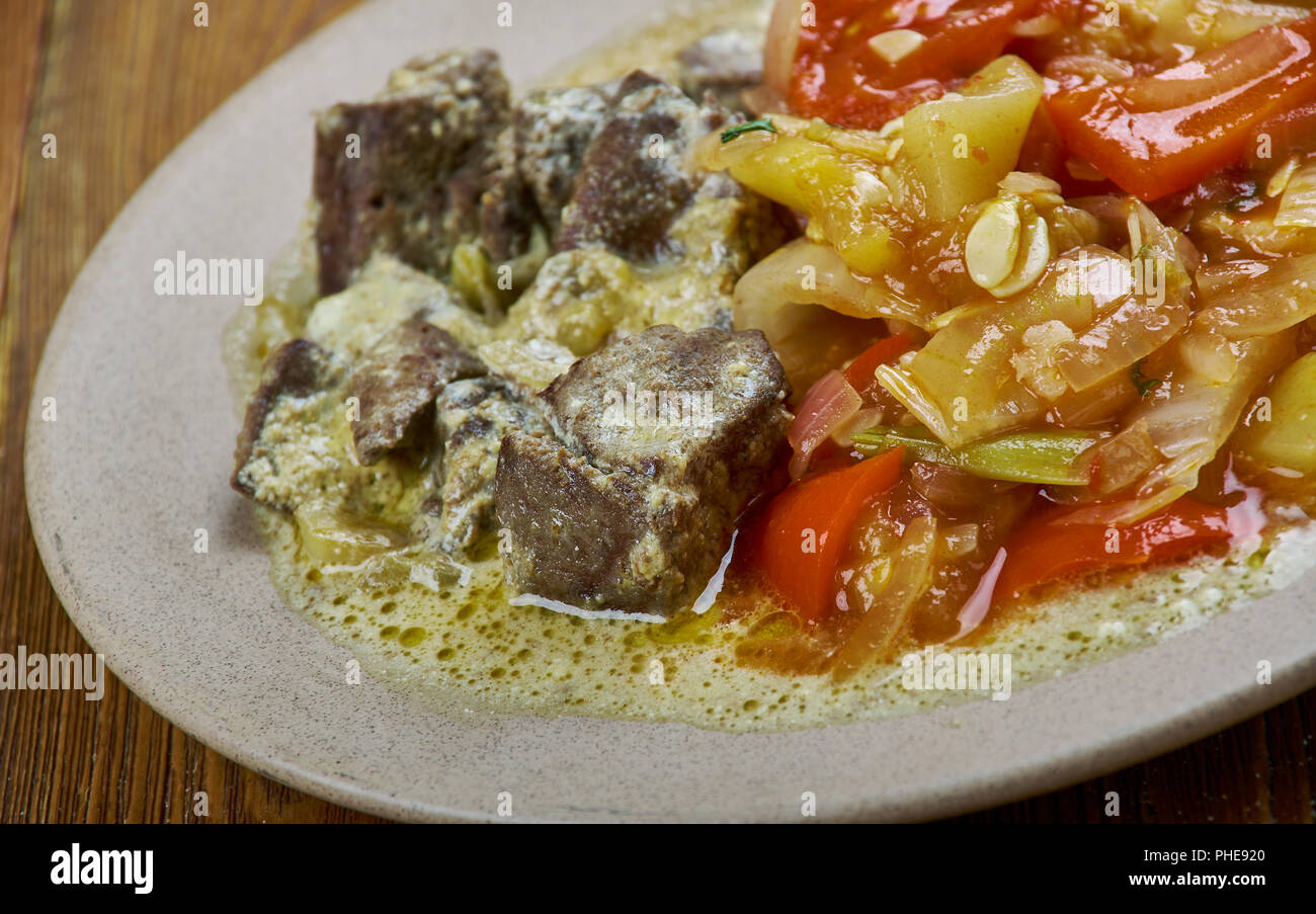 Egyptian Style Beef Liver Stock Photo Alamy