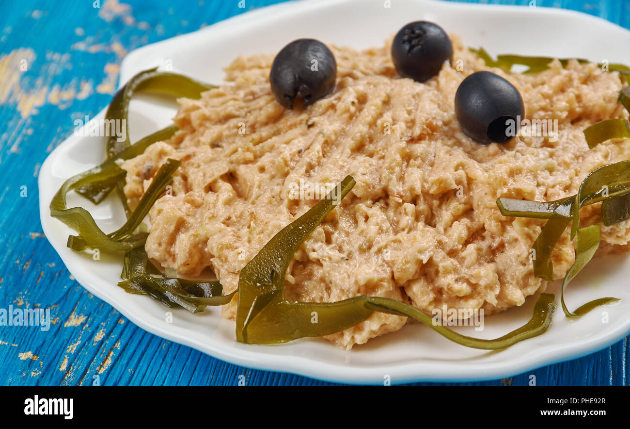 Fish Wing Rillette Rillettes from trout Stock Photo - Alamy