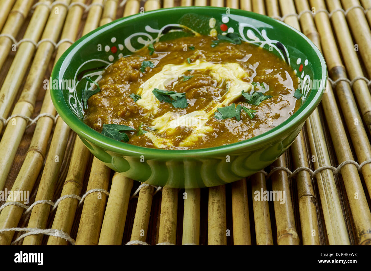 Creamy Indian Black Lentil Dal Stock Photo - Alamy