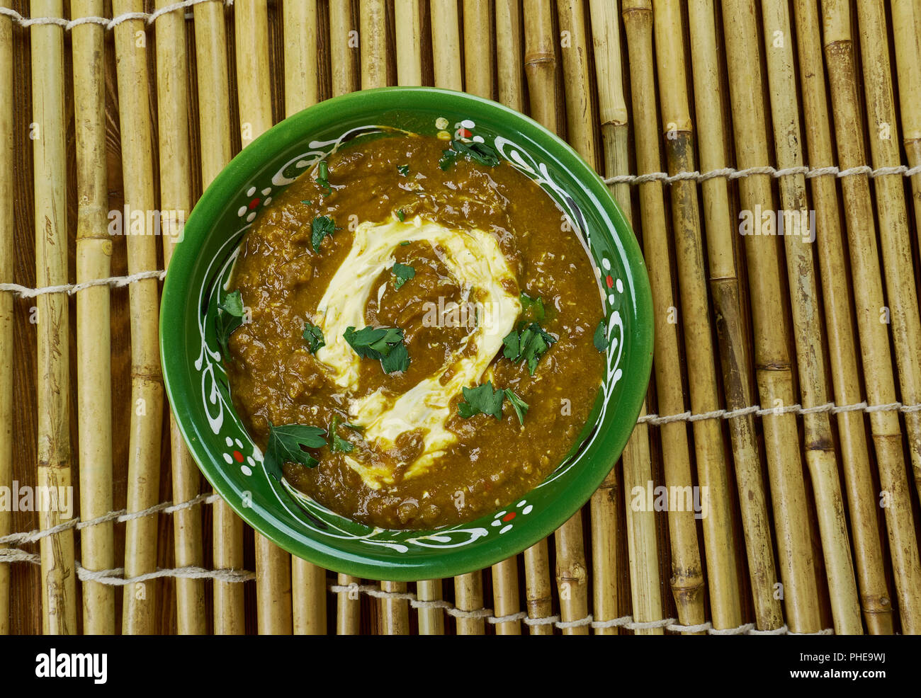 Creamy Indian Black Lentil Dal Stock Photo - Alamy