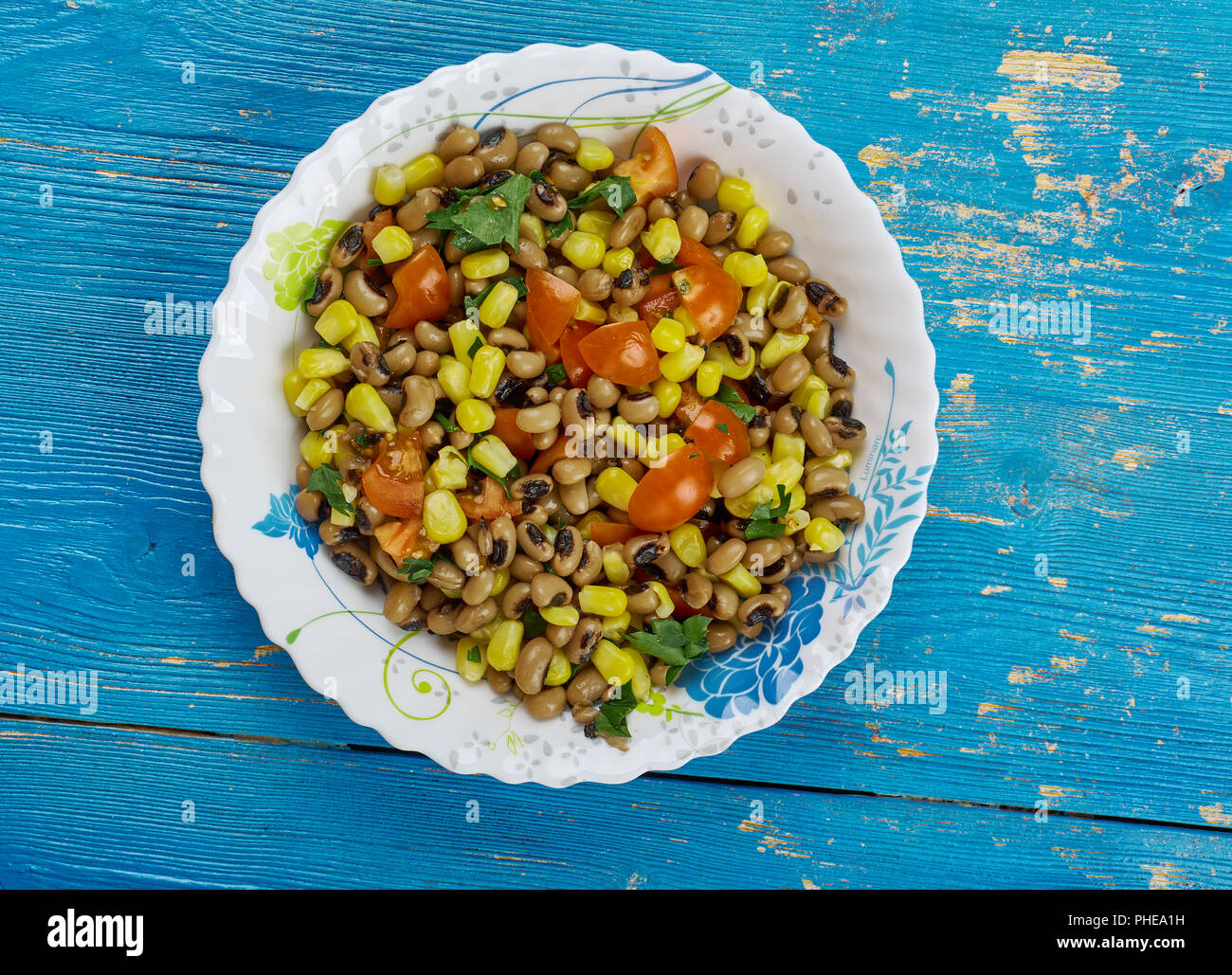 Mexican BlackEyed Pea Dip Stock Photo Alamy