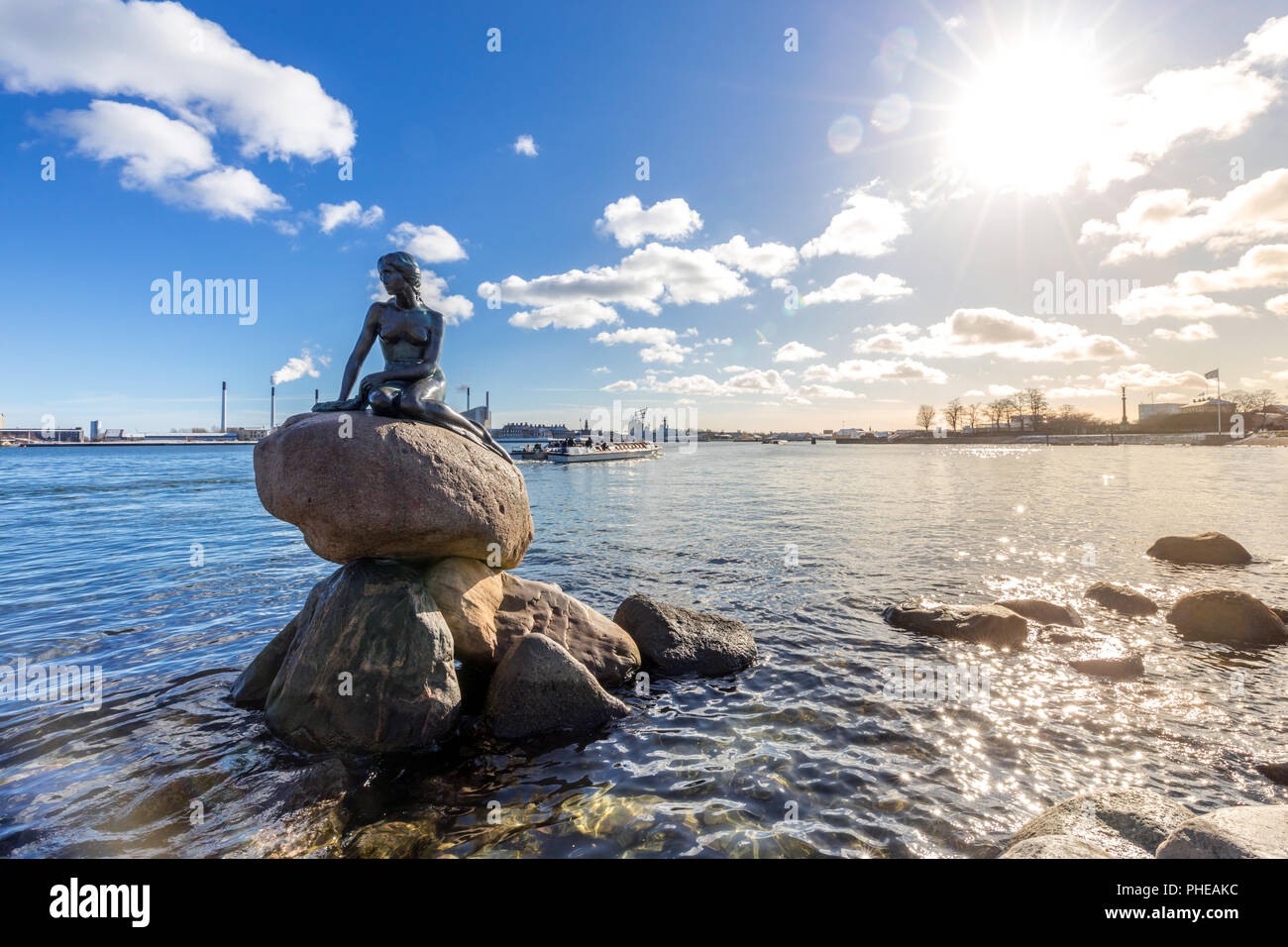 Little mermaid statue Copenhagen Stock Photo - Alamy