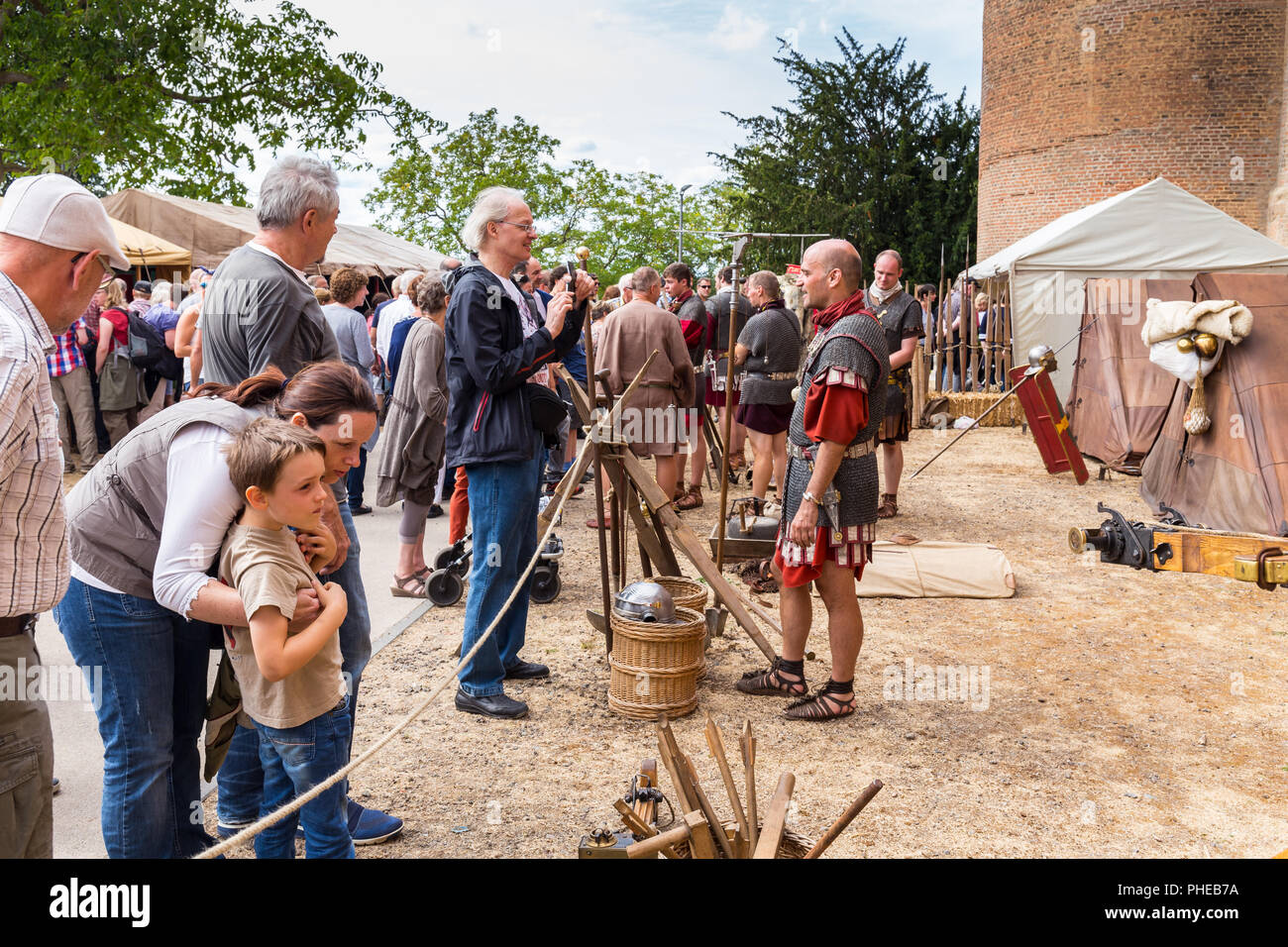 Ancient roman army equipment hi-res stock photography and images - Alamy