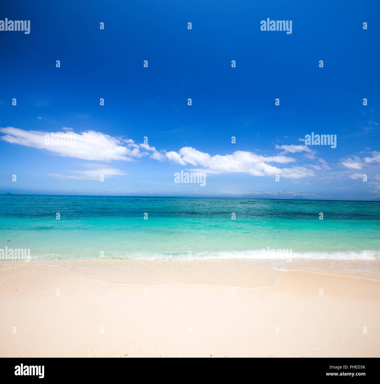 beach and beautiful tropical sea Stock Photo - Alamy