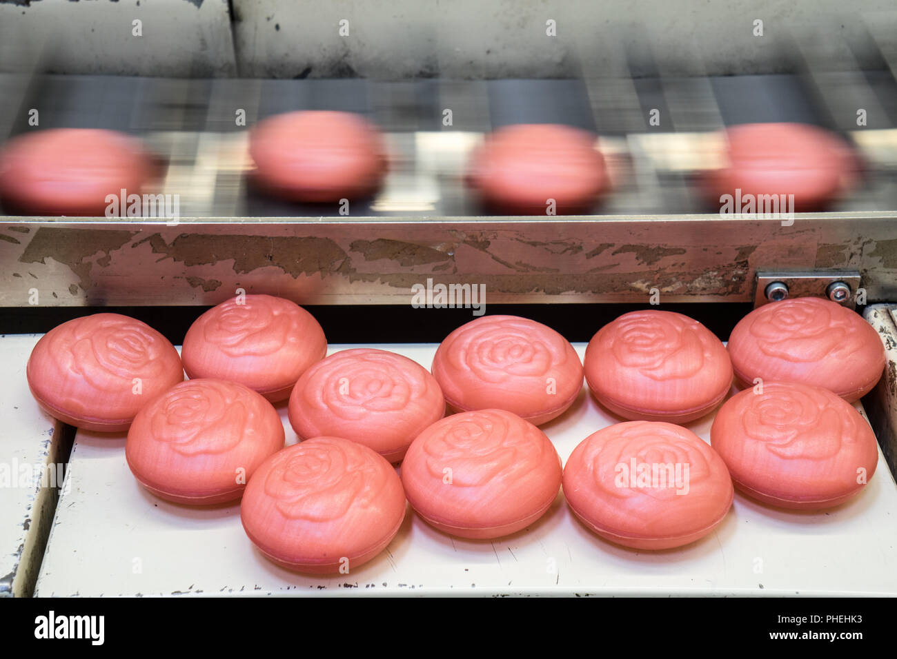 Production of Soap Stock Photo Alamy