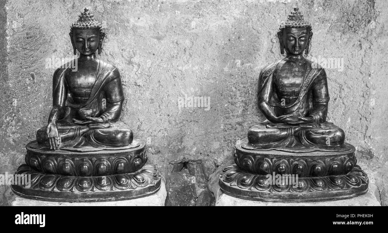 Buddhism couple Black and White Stock Photos & Images Alamy