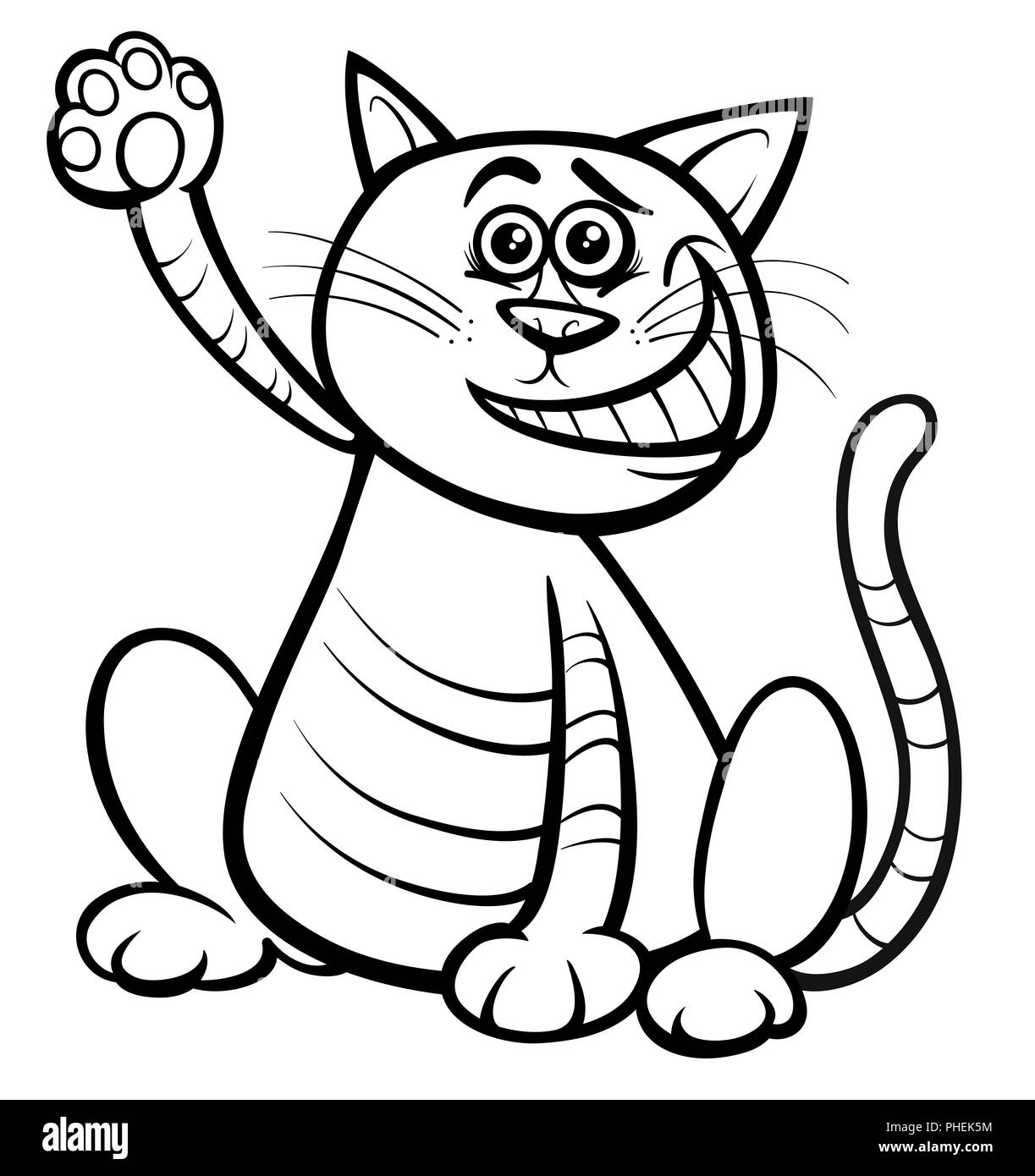 Cat Or Kitten Animal Character Coloring Book Stock Photo Alamy Cat Or Kitten Animal Character Coloring Book Stock Photo Alamy