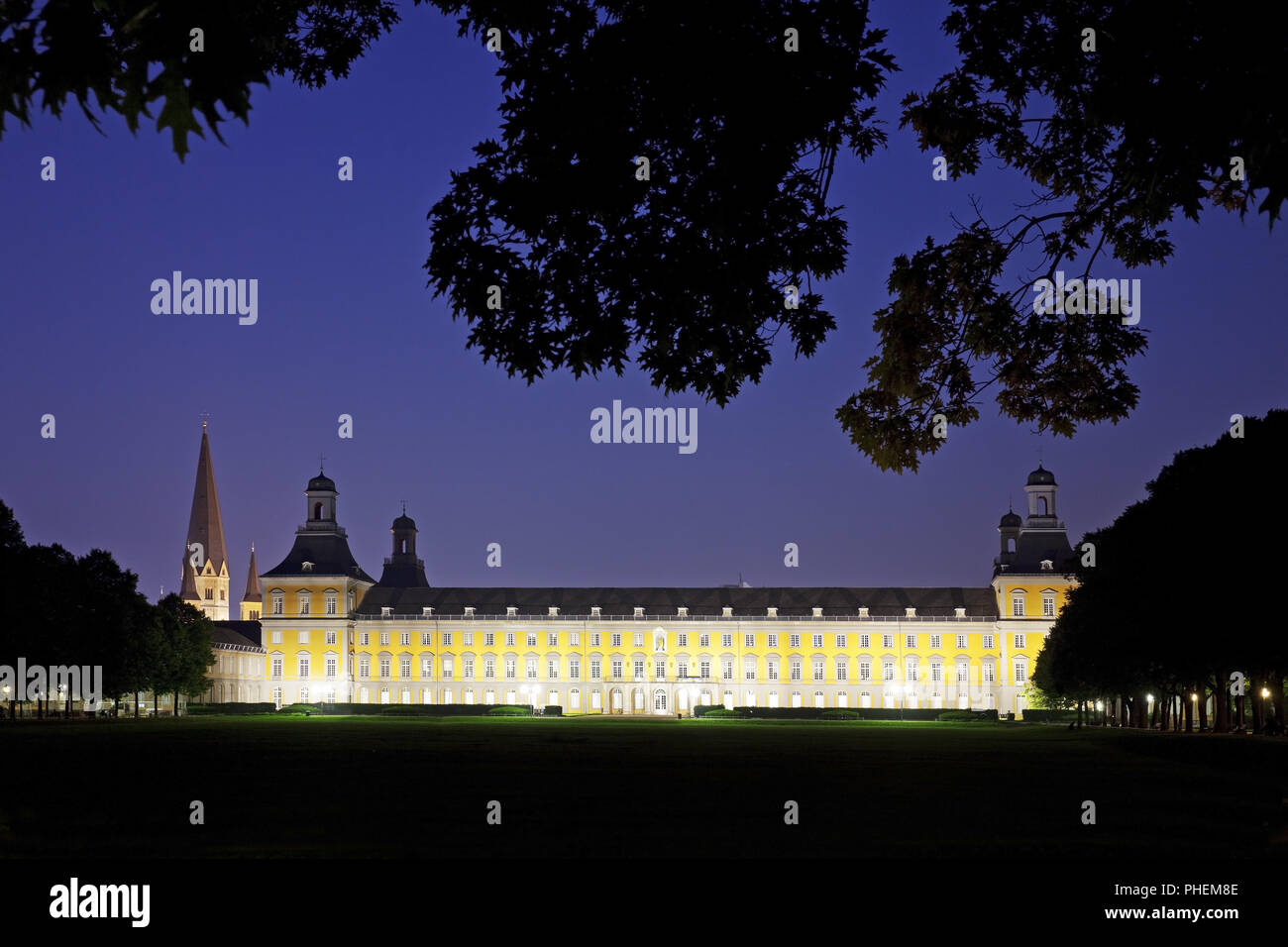 Electoral Palace, the main building of the university, Bonn, North Rhine-Westphalia, Germany, Europe Stock Photo