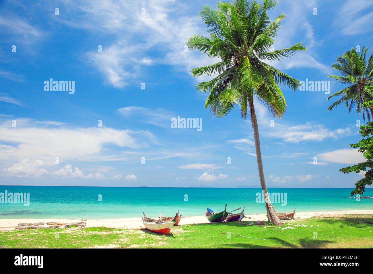 beach and beautiful tropical sea Stock Photo - Alamy