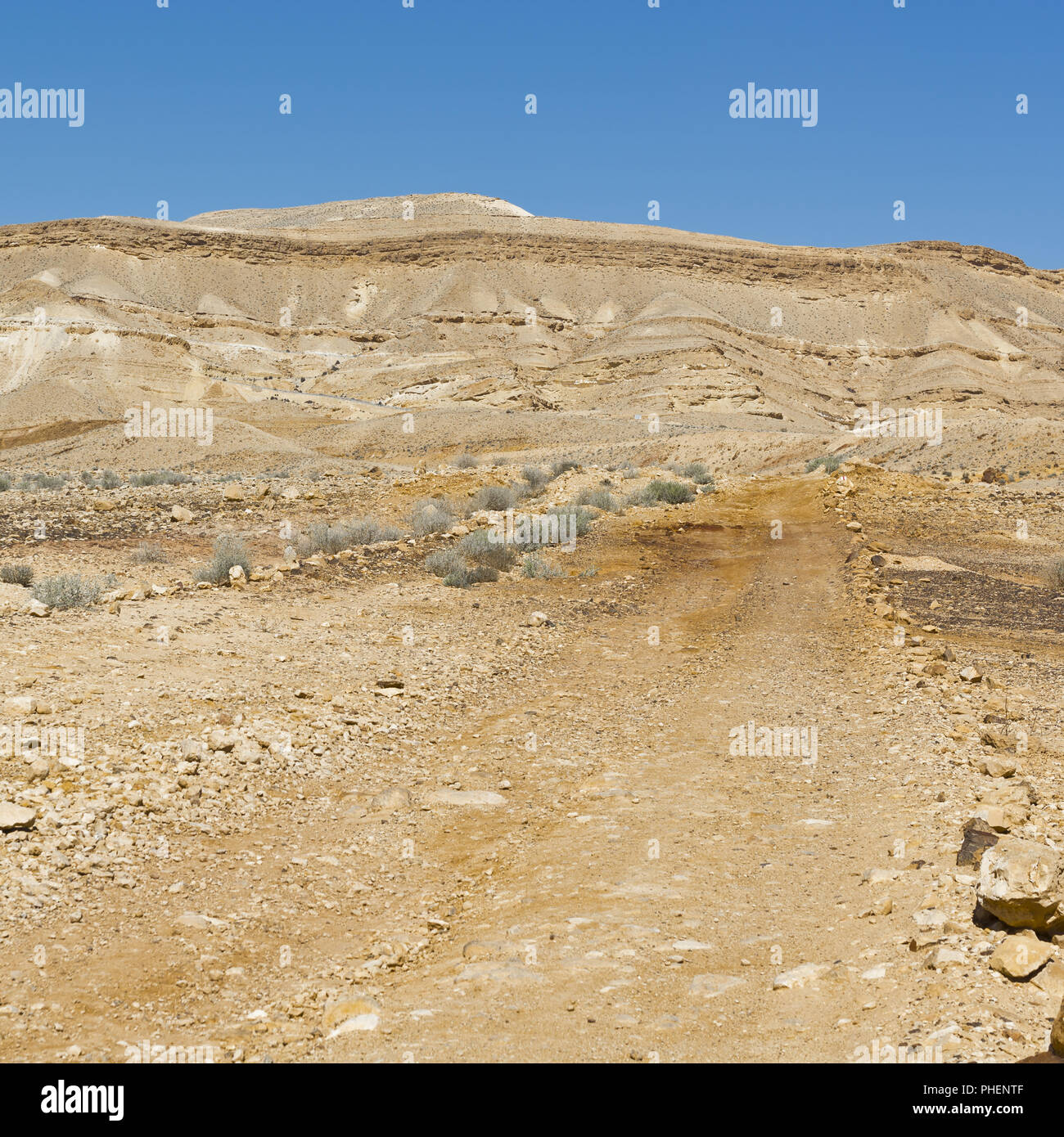 Landscape of the desert in Israel Stock Photo - Alamy