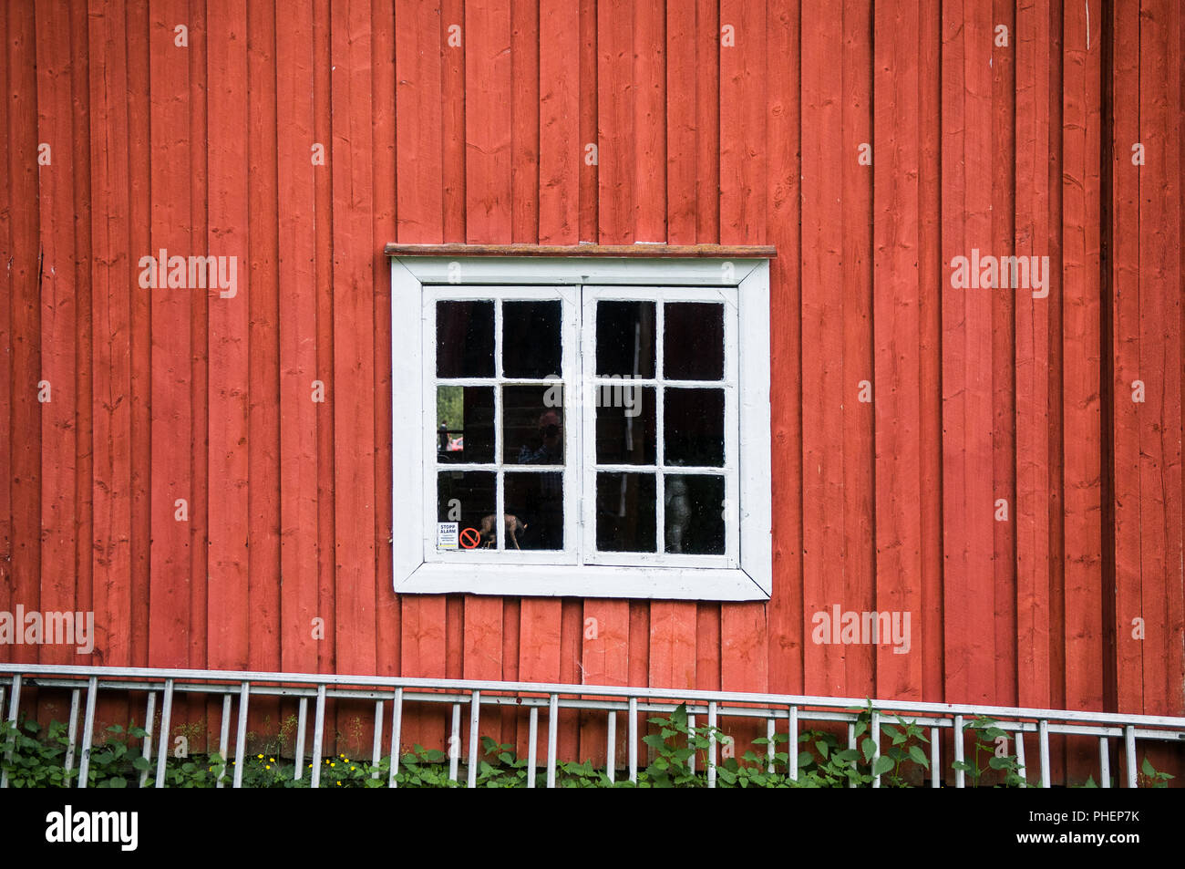 Traditional Wooden House in Norway Stock Photo