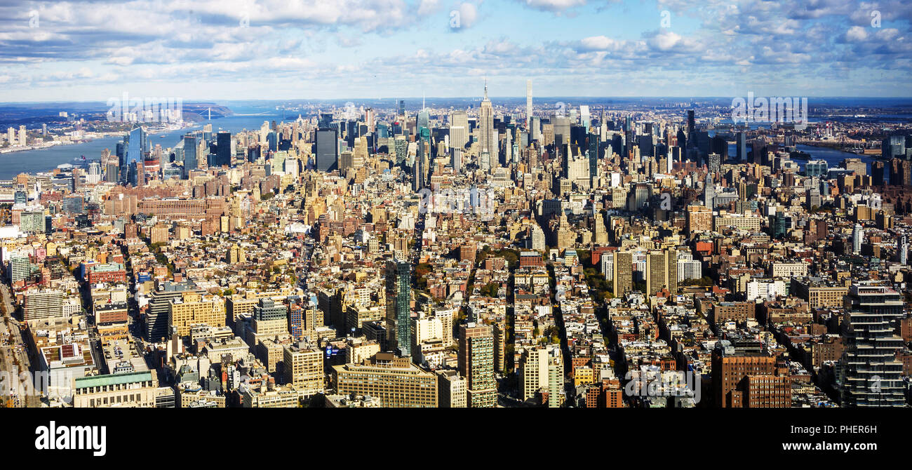New York City skyline in a sunny day Stock Photo - Alamy