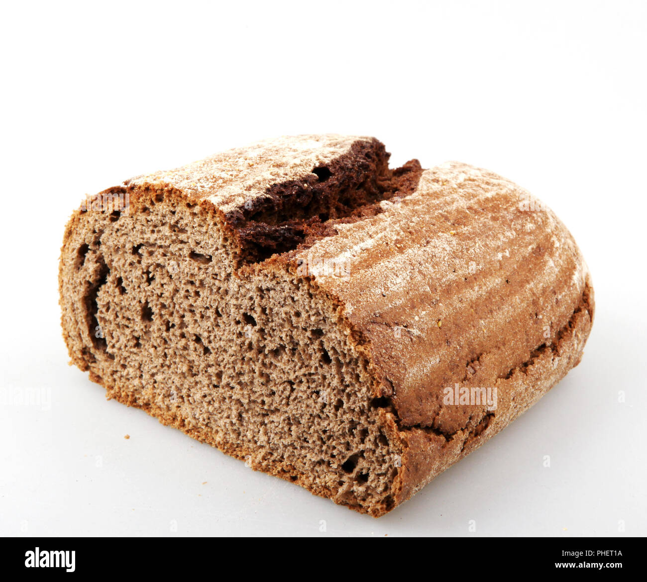 Black bread isolated on white background Stock Photo - Alamy