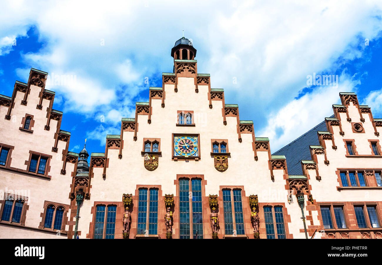 The Roemer is a medieval building in the Altstadt of Frankfurt am Main ...