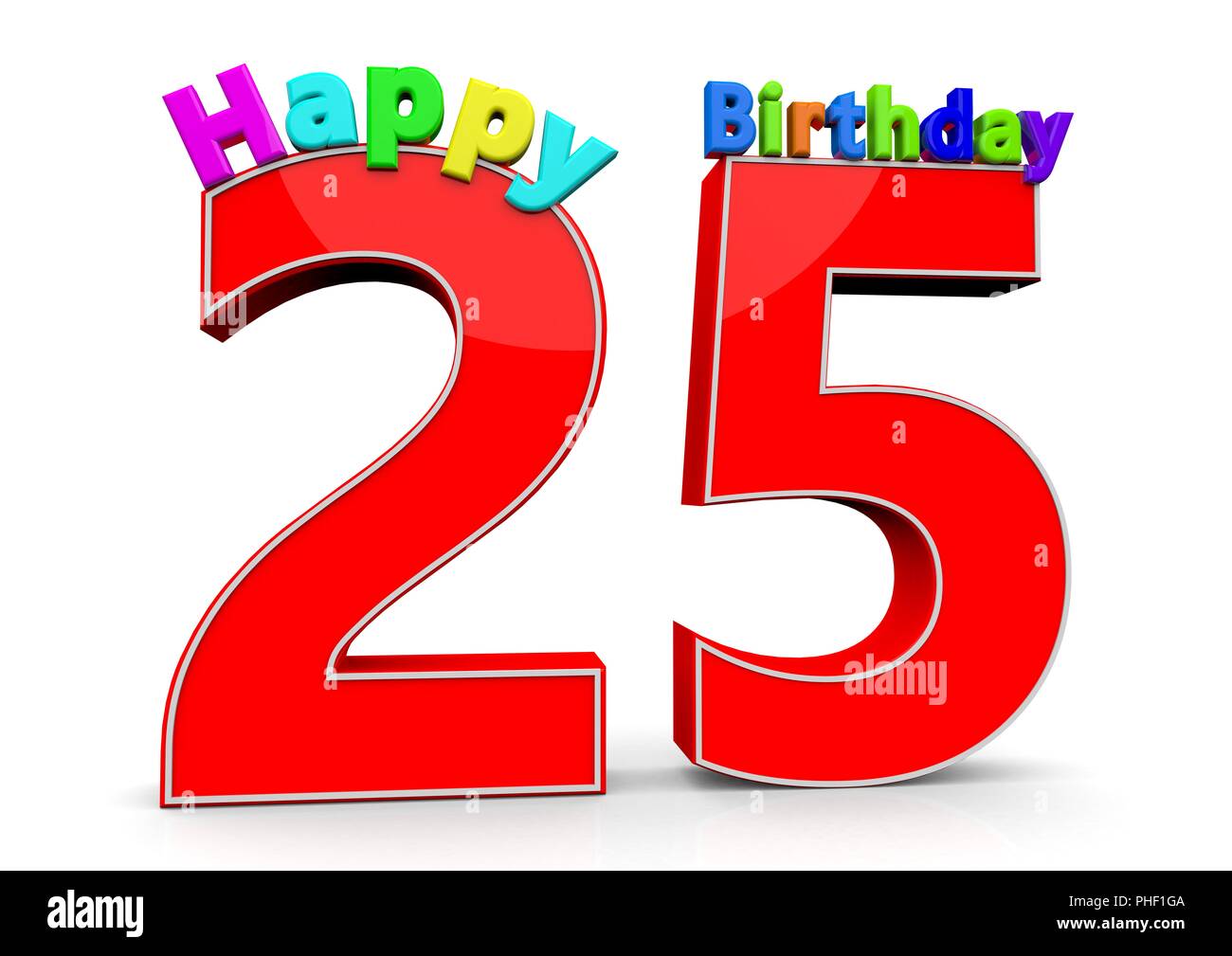Alles gute zum 25 geburtstag hires stock photography and images Alamy