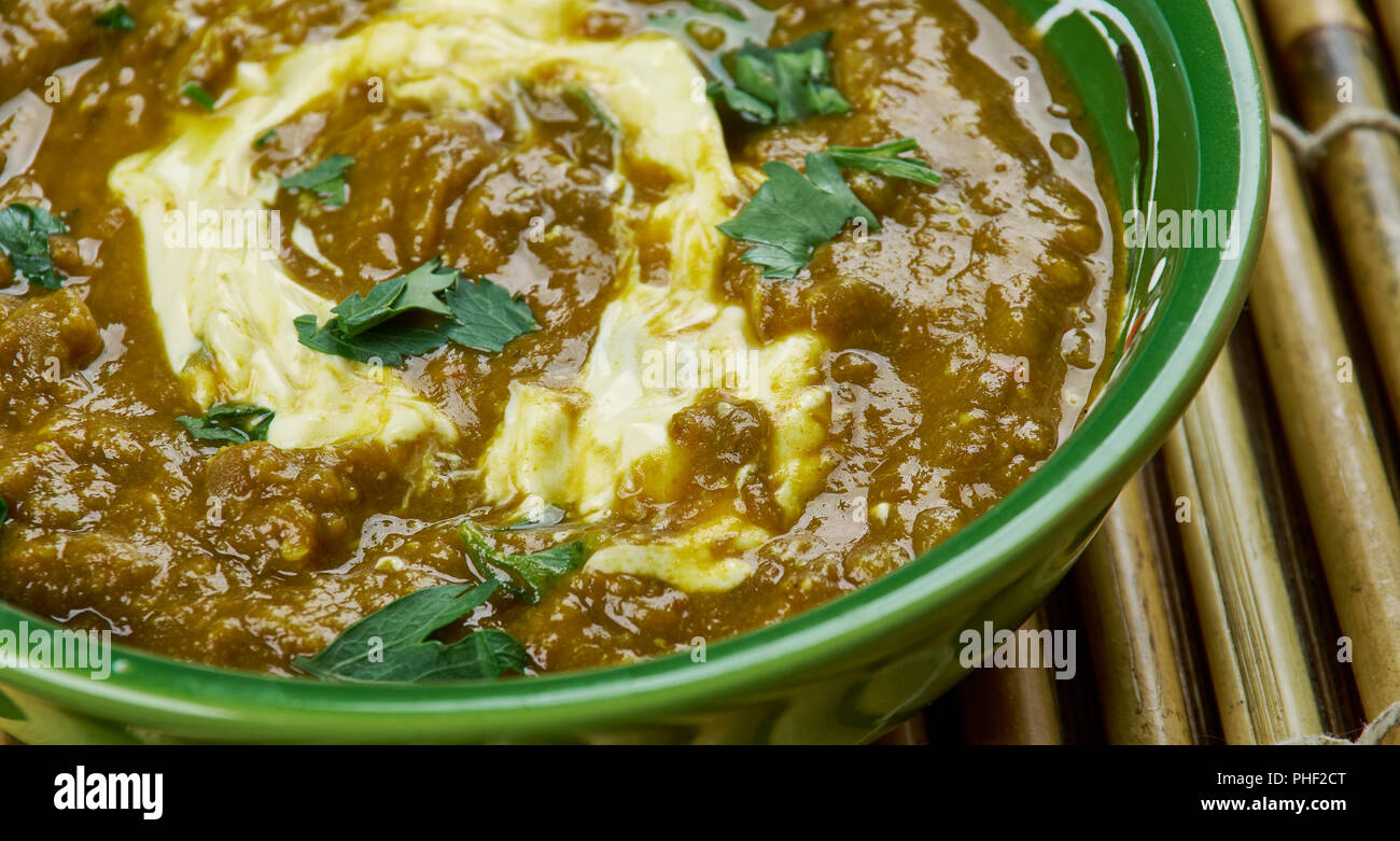 Creamy Indian Black Lentil Dal Stock Photo - Alamy