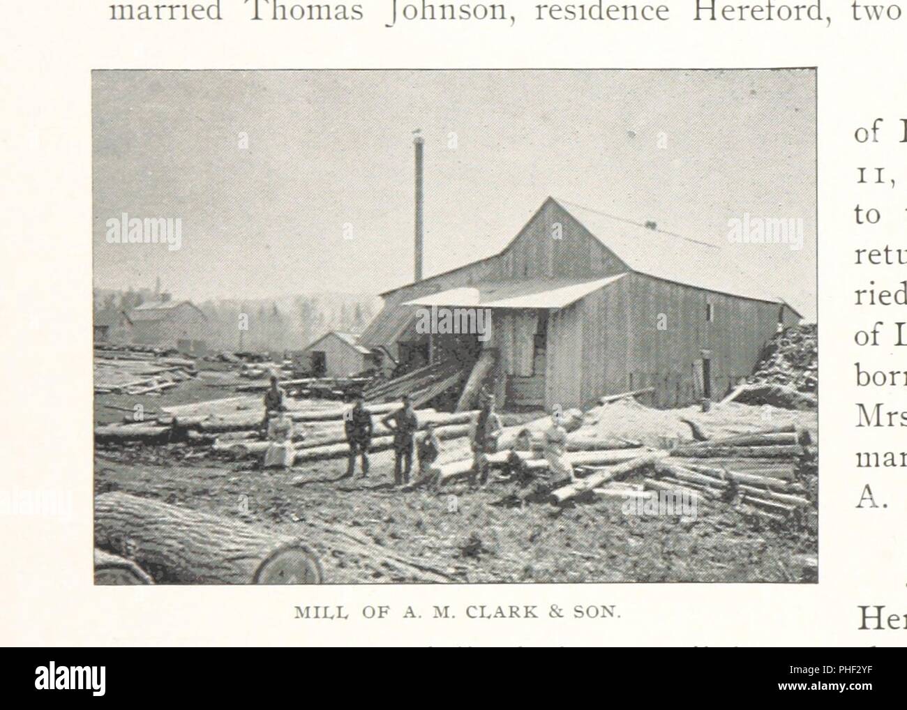 Image  from page 244 of 'History of Compton County, and sketches of the Eastern Townships, District of St. Francis, and Sherbrooke County. Supplemented with the records of four hundred families. Two hundred illustrations of b0087. Stock Photo
