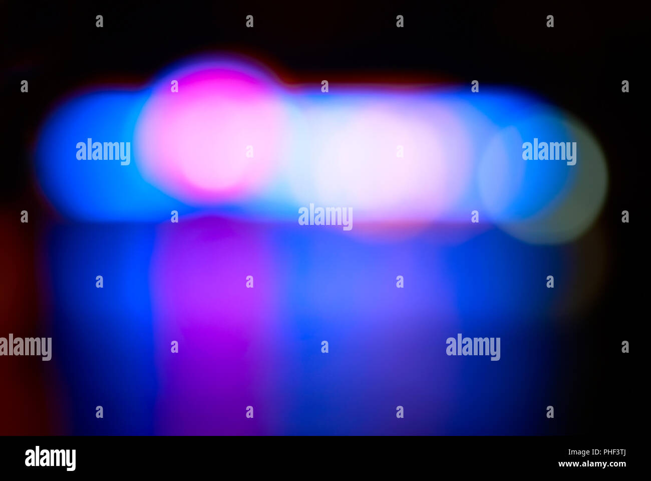 Illuminated with red and blue lights hires stock photography and