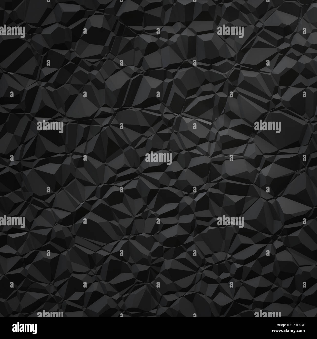 black polygon background Stock Photo
