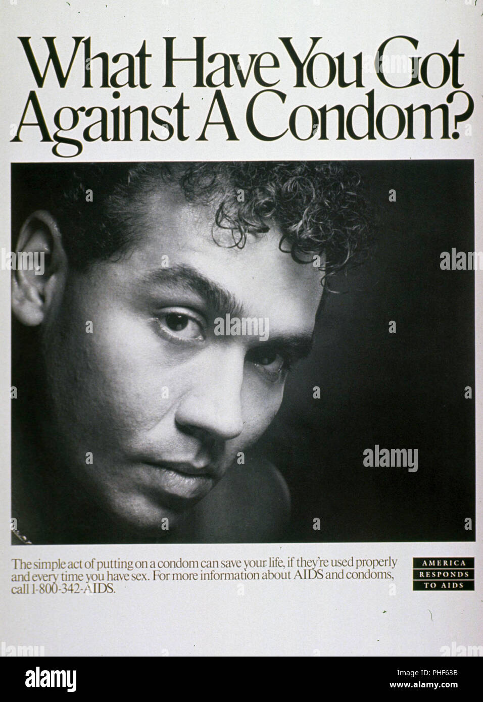 1980s Aids Poster High Resolution Stock Photography and Images - Alamy