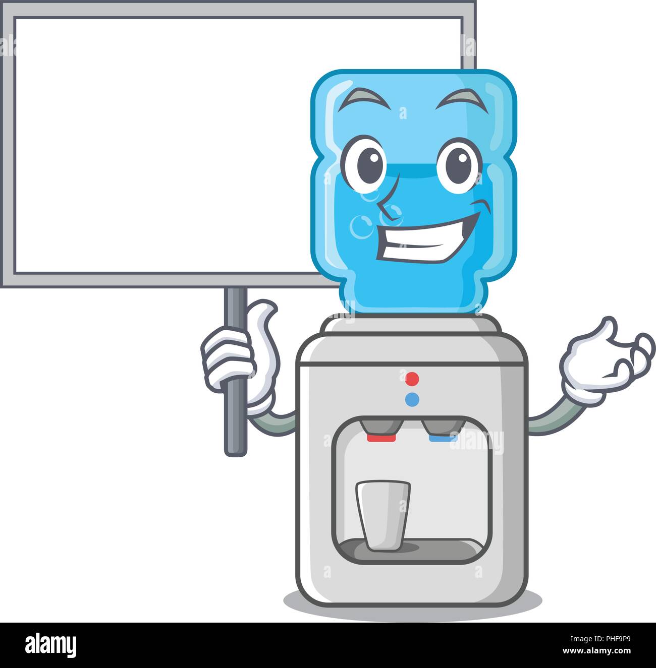 Bring board cartoon water cooler for office and home vector illustration  Stock Vector Image & Art - Alamy