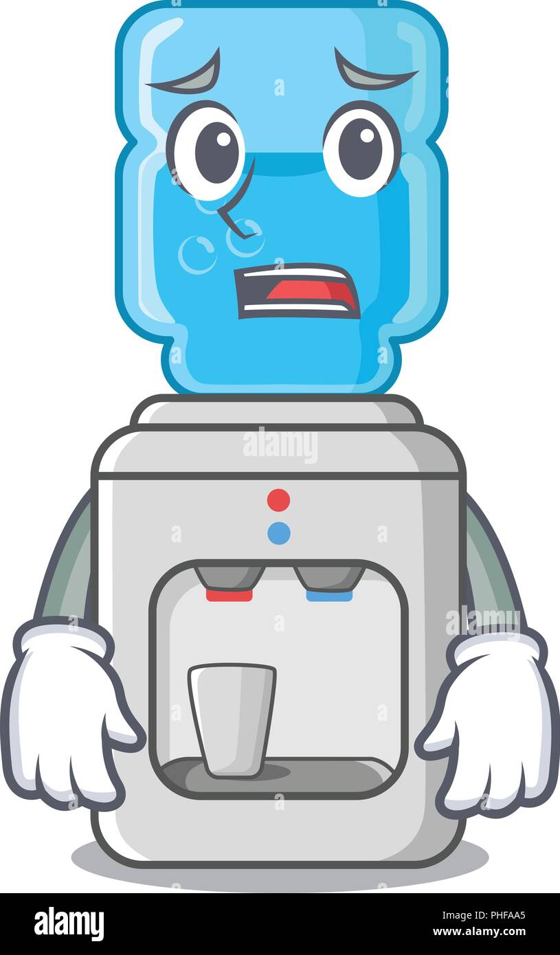 Afraid water cooler with plastic bottle cartoon vector illustration Stock Vector Image & Art - Alamy Afraid water cooler with plastic bottle cartoon vector illustration Stock Vector Image & Art - Alamy