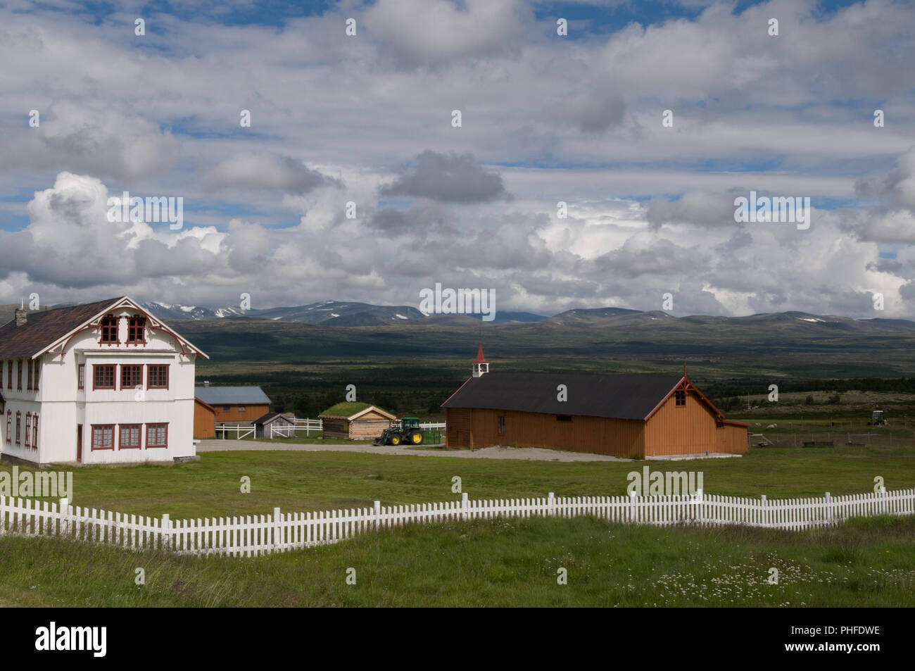 Farm House in Dovrefjell, Norway Stock Photo Alamy