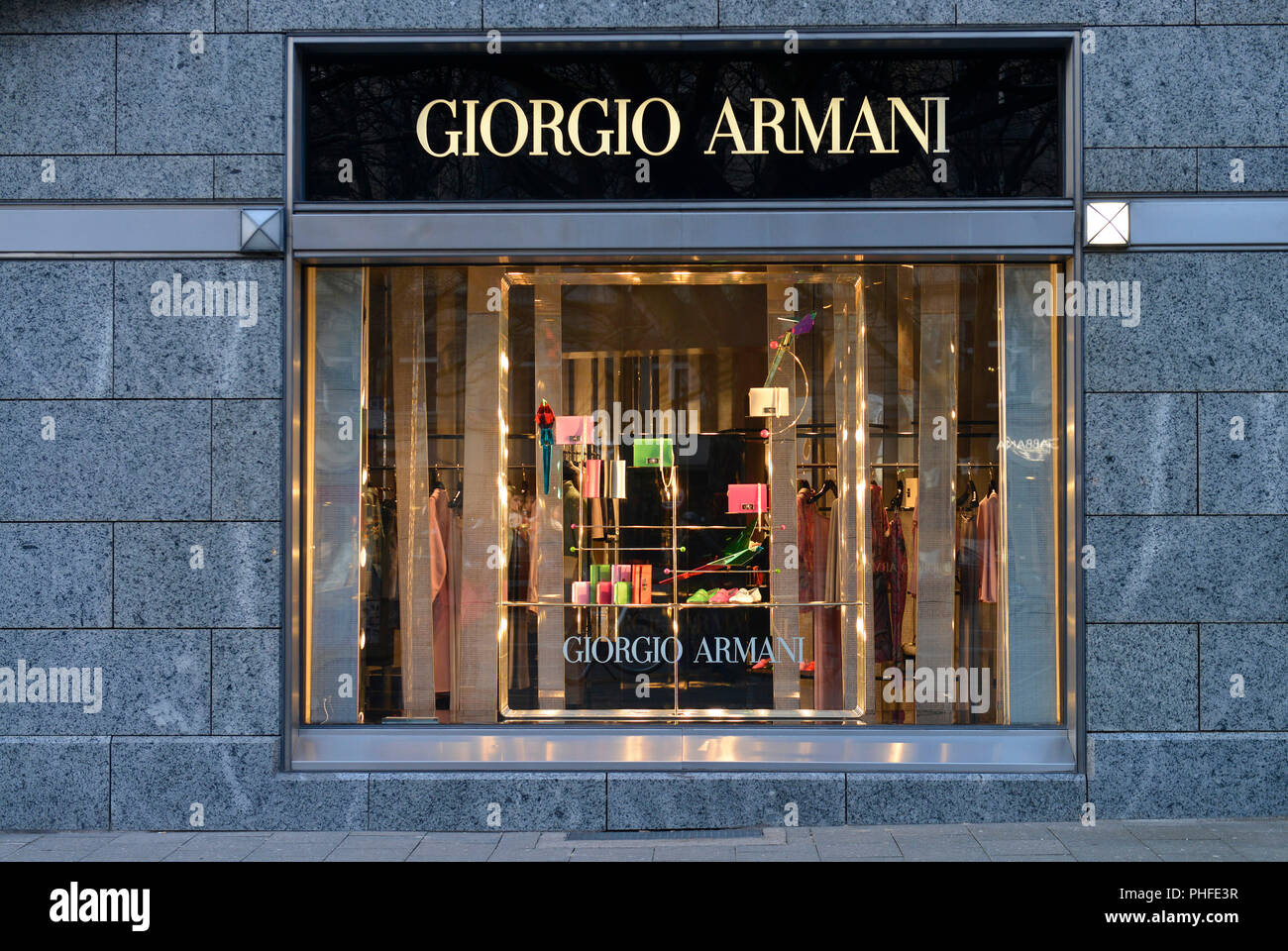 Giorgio Armani, Kurfuerstendamm, Charlottenburg, Berlin, Deutschland Stock  Photo - Alamy