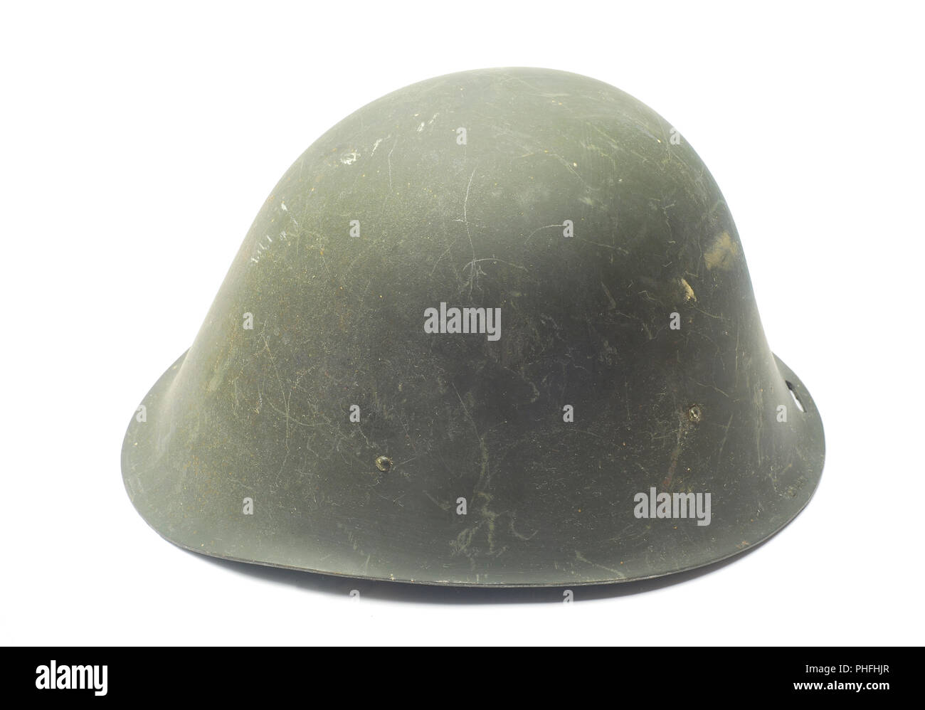 military helmet isolated on white Stock Photo - Alamy