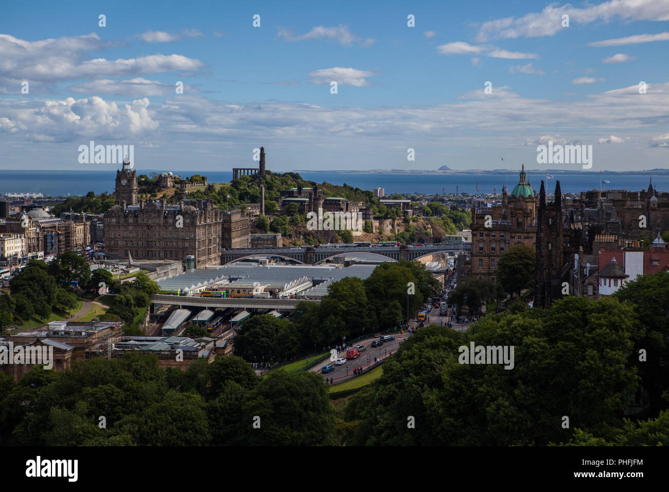 Royal Burgh, Edinburgh, Schottland Stock Photo
