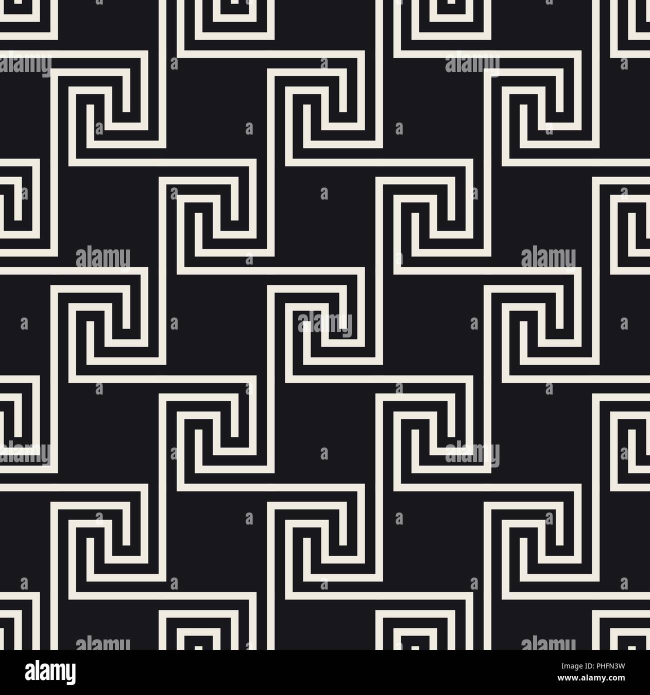 Vector seamless pattern. Modern stylish abstract texture. Repeating