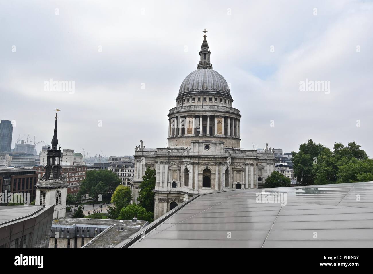 Saint Paul’s Cathedral seen from One New Change, City of London, England, United Kingdom Stock Photo